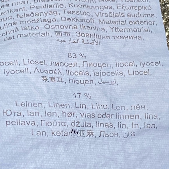 BNWT Olsen Mona Straight High waistline size 4 (34) Linen Blend Pants - Picture 13 of 16